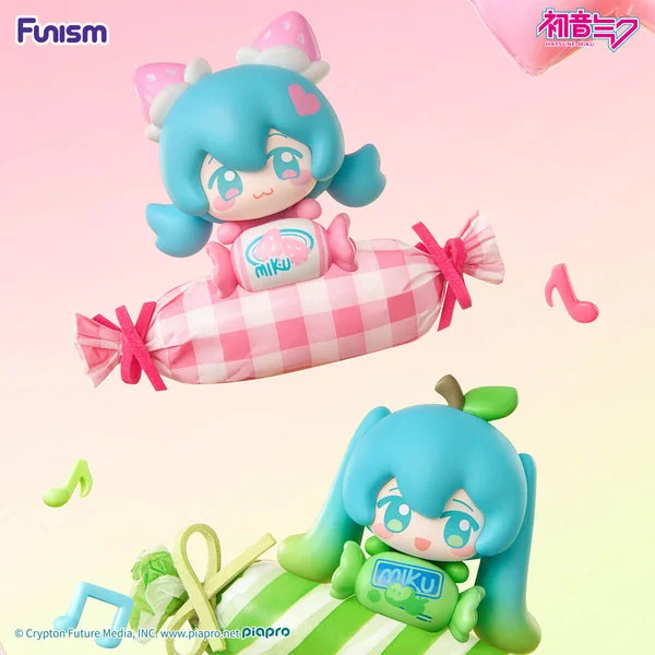 HATSUNE MIKU - Dopamine Qface Blind Box - 1 Unidade (3 Figuras)